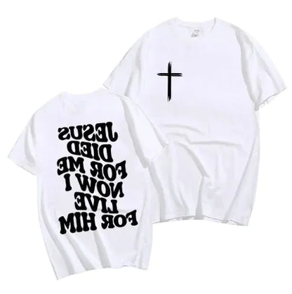 Men's Christian T Shirt with Bible Verse