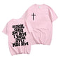 Men's Christian T Shirt with Bible Verse