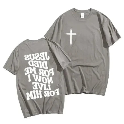 Men's Christian T Shirt with Bible Verse