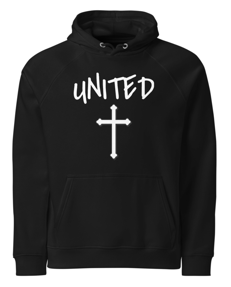 United Hoodie with Bible Verse