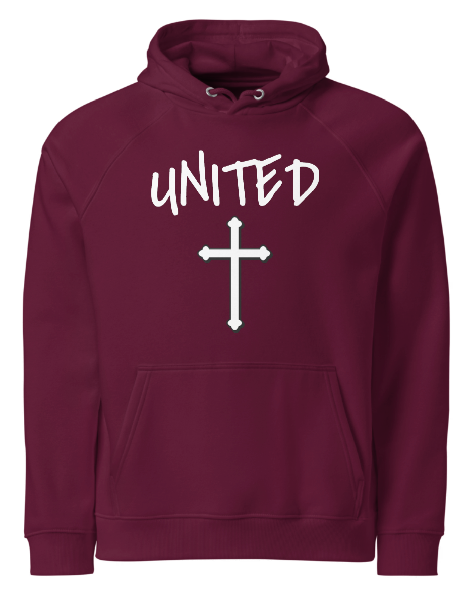 United Hoodie with Bible Verse