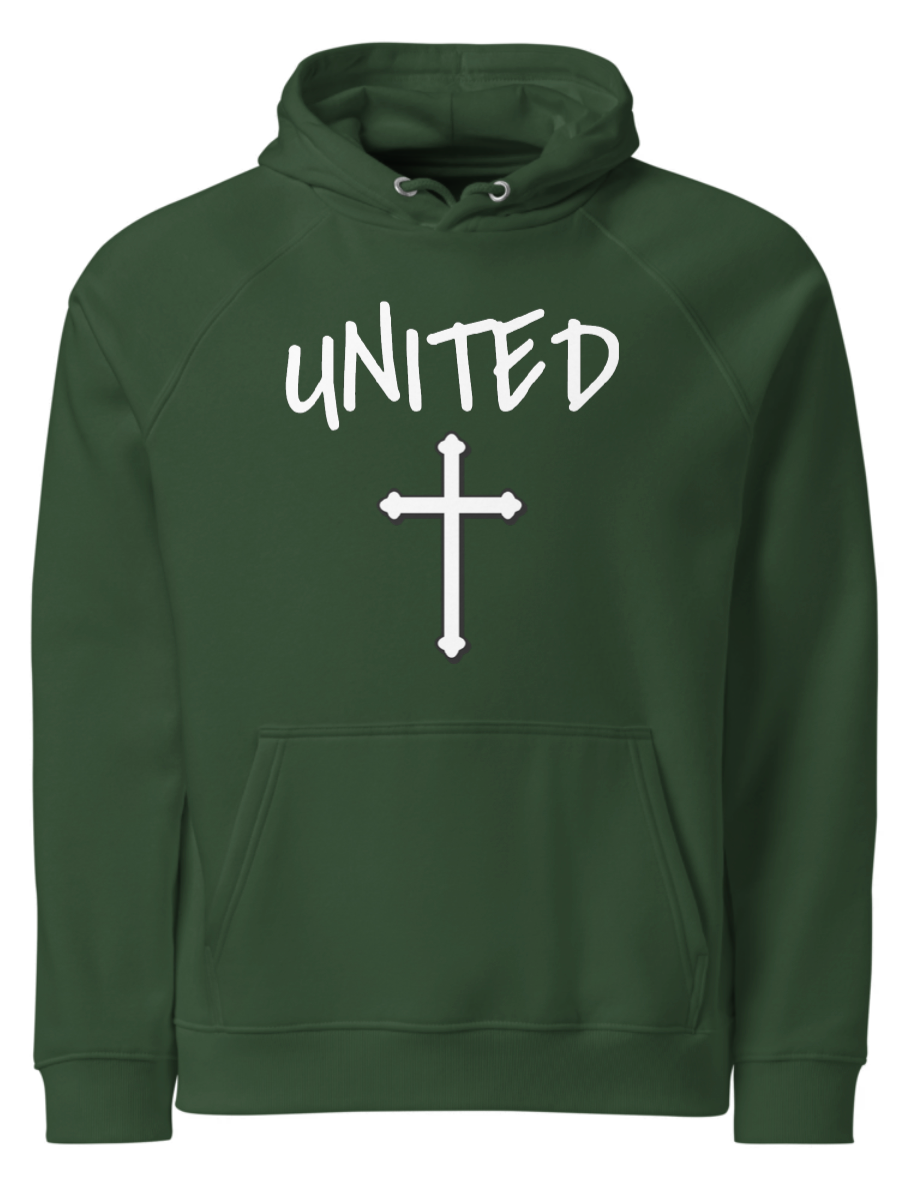 United Hoodie with Bible Verse