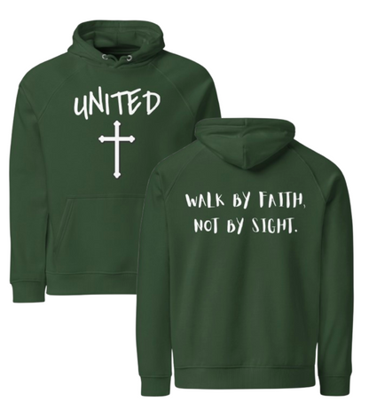 United Hoodie with Bible Verse