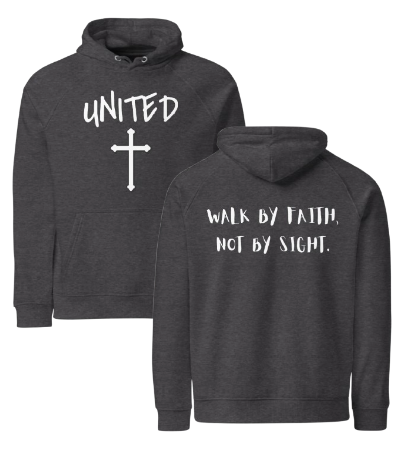 United Hoodie with Bible Verse