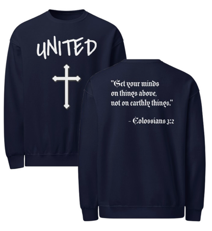 United Bible Verse Crew Neck Sweatshirt