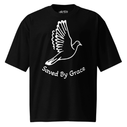 "Saved By Grace" United Oversized T-Shirt