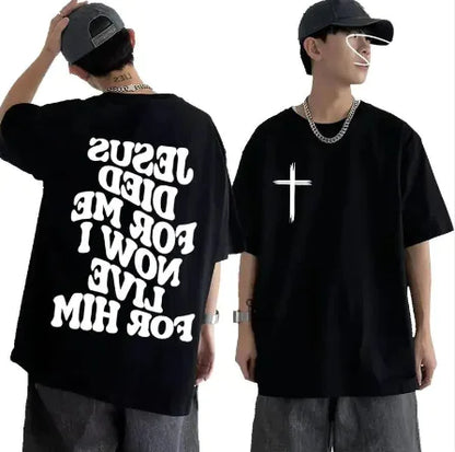 Men's Christian T Shirt with Bible Verse