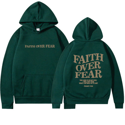 Faith Over Fear Christian Hoodie