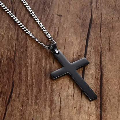 Stainless Christian Cross Necklace